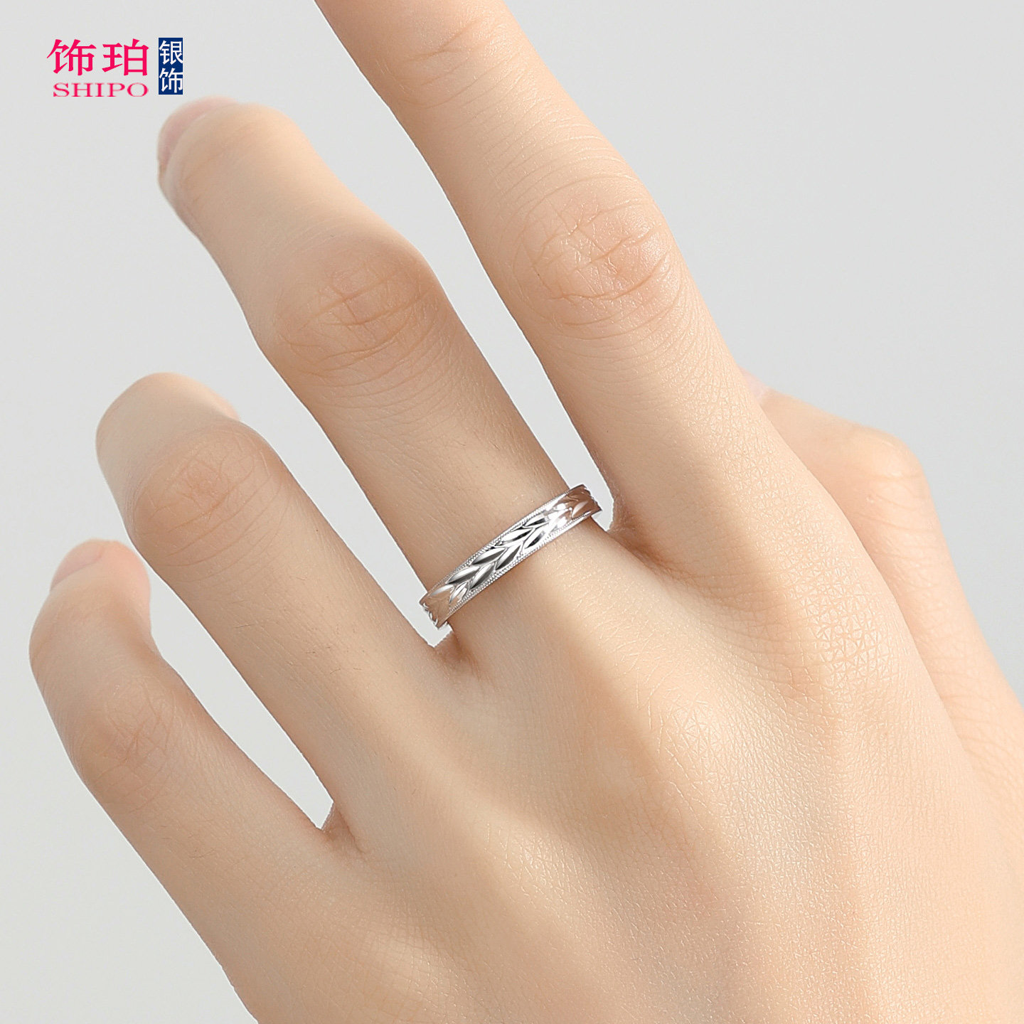 925 silver wheat ear ring for women sterling silver single closed