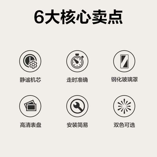 Универсальные модные настенные часы для дома.