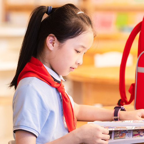 得力红领巾小学生通用纯棉批发打结1.2米通用标准正品大号薄红儿童1-3年级通用纯色正品可批发 - 图3