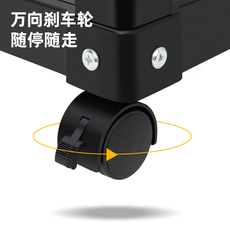 得力工具车小推车移动三层零件柜组合柜家用置物架汽修车间手推箱 - 图3