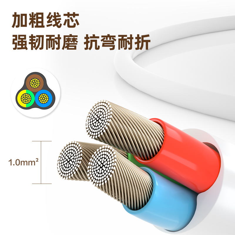 得力插座usb多功能插排多孔接线板家用安全电源插线板转换器官方 - 图2