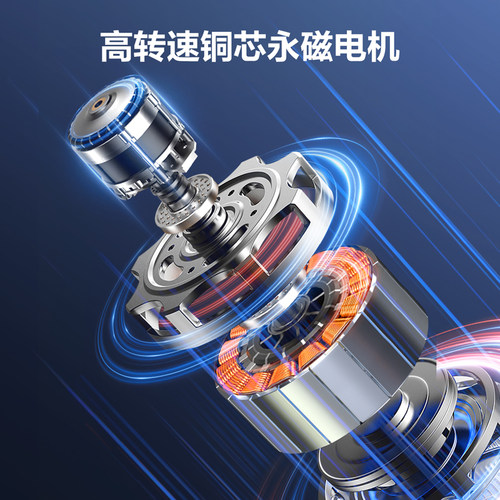得力车载充气泵汽车用双缸便携式快速充气小轿车大功率汽车打气泵 - 图1