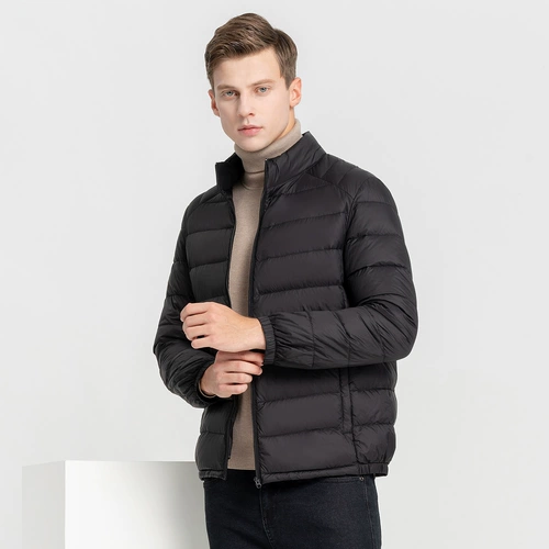 Мужской короткий утепленный пуховик для отдыха, куртка, коллекция 2022