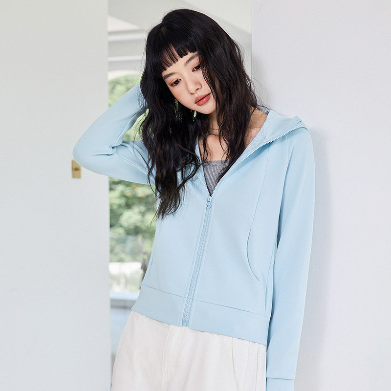 雪中飞空气层卫衣外套女春秋2026新款韩系慵懒风上衣小个子开衫PC,淘宝优惠券,粉丝福利购,淘宝优惠卷