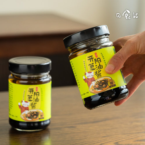 日食记开阳葱油酱240g瓶装拌面酱调料酱包不含面葱油饼下拌饭酱料 - 图2