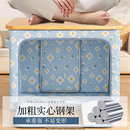 3个装 被子收纳袋牛津布拉链式搬家打包衣物整理袋大容量防尘神器 - 图0