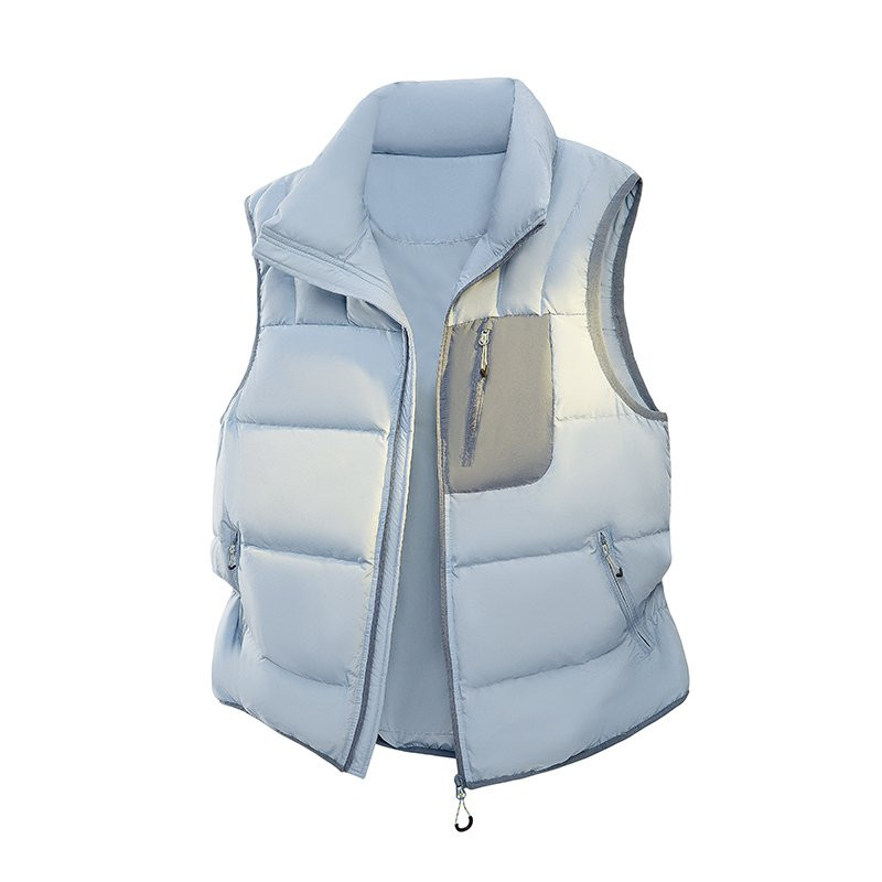90鸭绒冬季男女情侣款高充绒高蓬松户外保暖立领休闲羽绒马甲背心,淘宝优惠券,粉丝福利购,淘宝优惠卷
