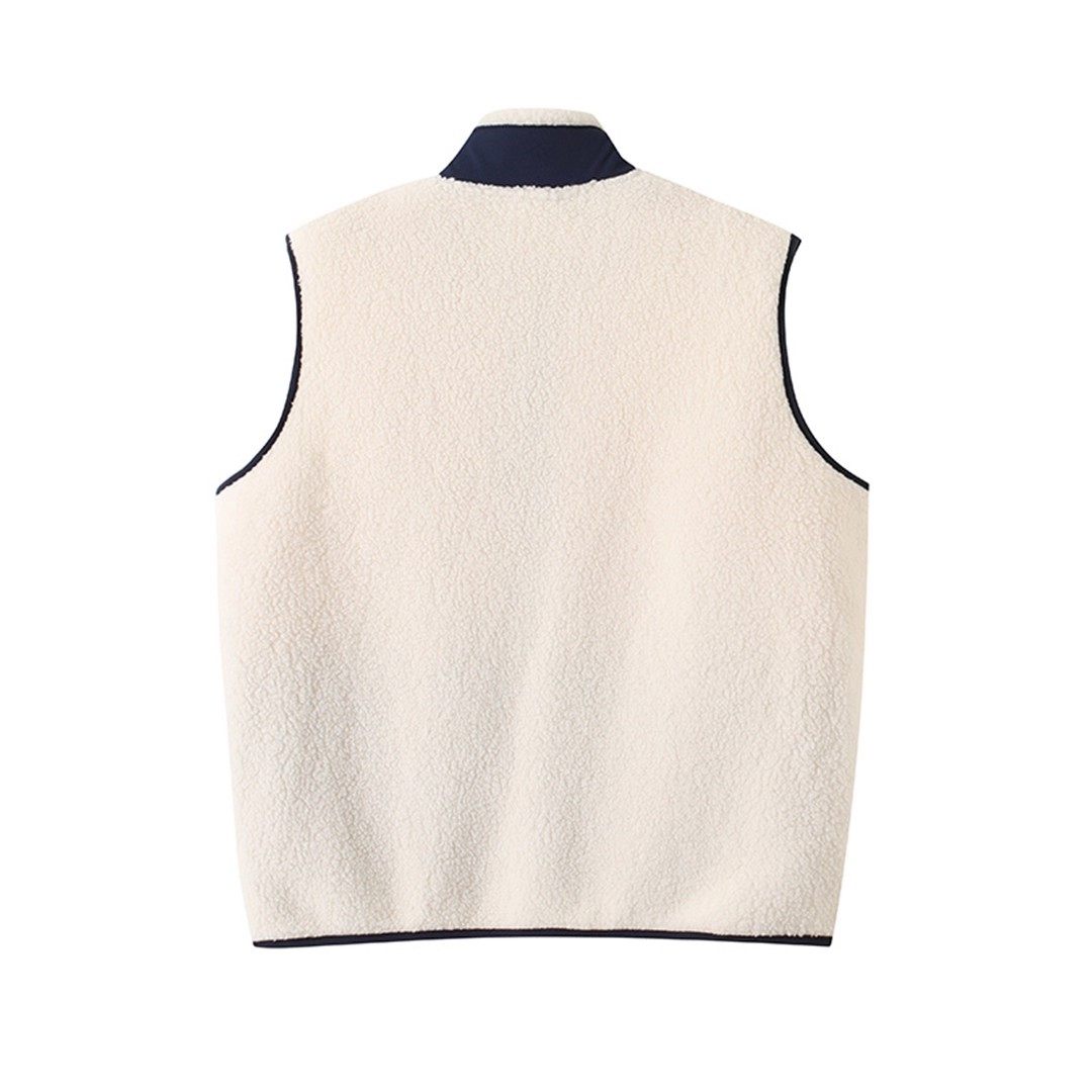 日系男女情侣款仿羊羔绒摇粒绒加绒加厚防风保暖立领棉马甲背心,淘宝优惠券,粉丝福利购,淘宝优惠卷