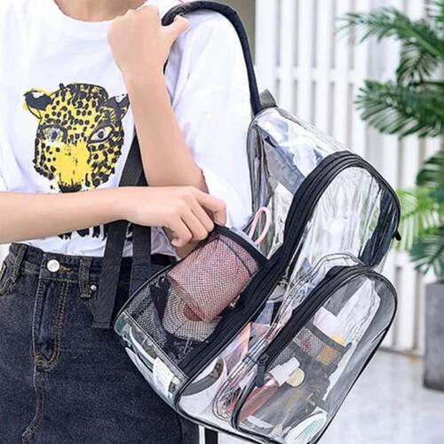 Backpack Waterproof Transparent School Bag Girl Large Capaci - 图2