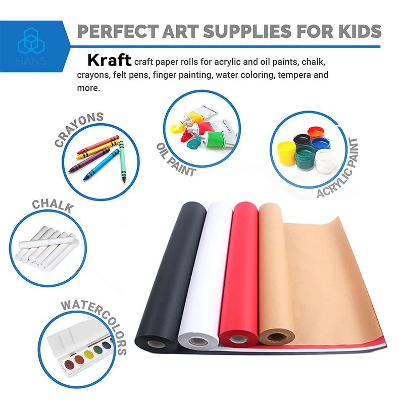 Black Origami KRAFT For Paper GIFT WRAPPING Raw ROLL DESIPac - 图1