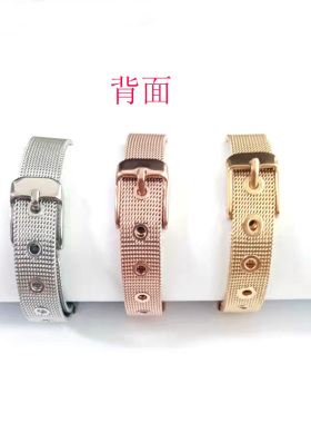 15mm欧美气质凯蒂猫钛钢表带手镯