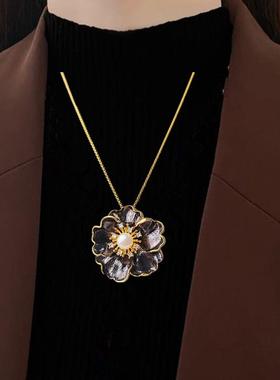 吊坠专用项链电镀真金色链条保色持久可以搭配各类饰品毛衣链