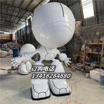 Mall DP Point Creative Beauty Chen Fiberglass Robot Cartoon Sculpture Pendulum with Custom Tide Play Paparazzi GRP