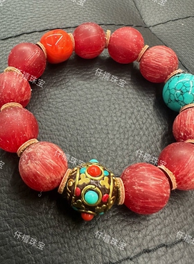 原创设计款高端收藏皮毛角料手链女款单圈时尚百搭饰品礼物送女友