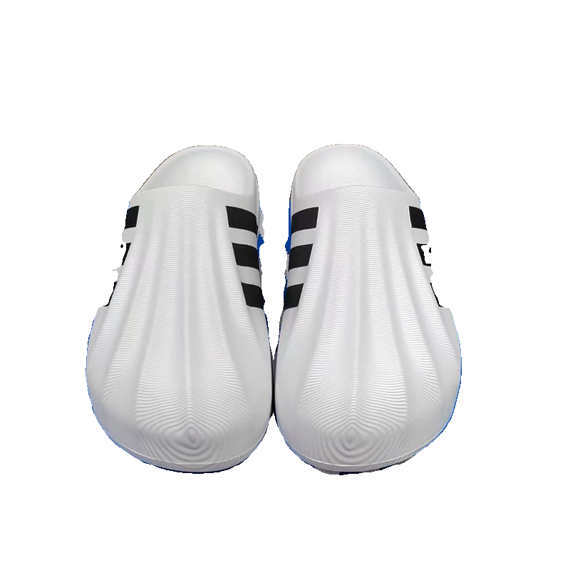 adidas Adiform Superstar男女同款阿迪包头拖鞋白黑 IF6184-图3