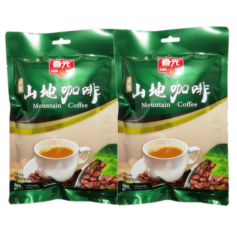 春光山地咖啡海南特产袋装3合1速溶咖啡旅游休闲馈赠冲饮冲调_虎窝淘