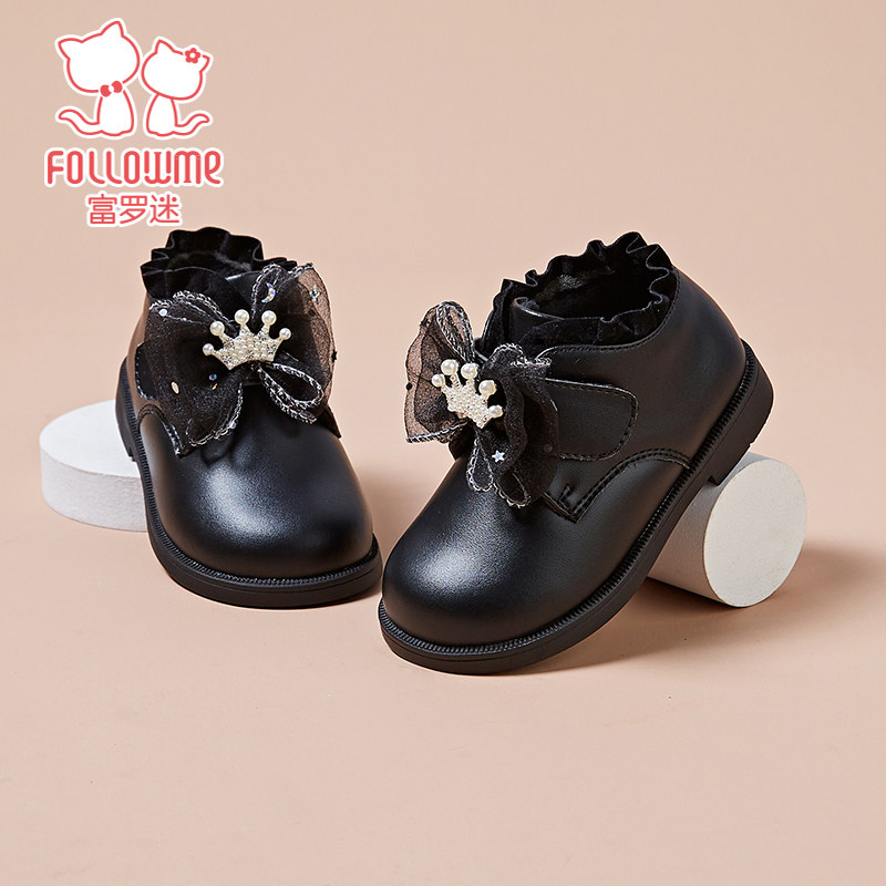 富罗迷宝宝学步鞋女童靴子冬季新款防滑轻便加厚婴幼儿园公主短靴,淘宝优惠券,粉丝福利购,淘宝优惠卷