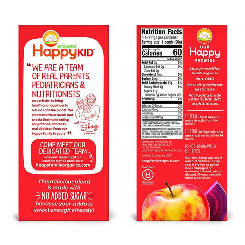 美国直邮 Happy Baby Organics Snacks 有机婴儿儿童果泥辅食泥 - 图2