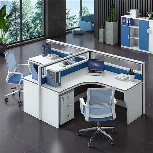 卡奈登屏风工位办公桌椅组合办公室办公桌简约员工办公家具卡位卡 - 图2