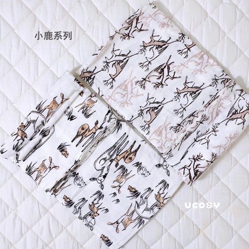 nest宝宝纱布浴巾 竹棉纱布大方巾2条装 120*120cm - 图1