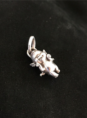 百搭复古日常风925银吊坠