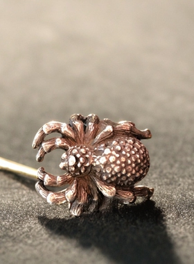 千银厚果原创蜘蛛风复古做旧中国