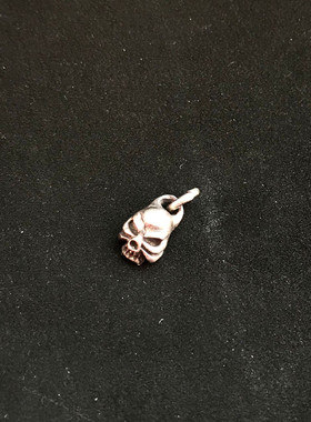 千银厚果    骷髅头     配件     diy    925银     手工