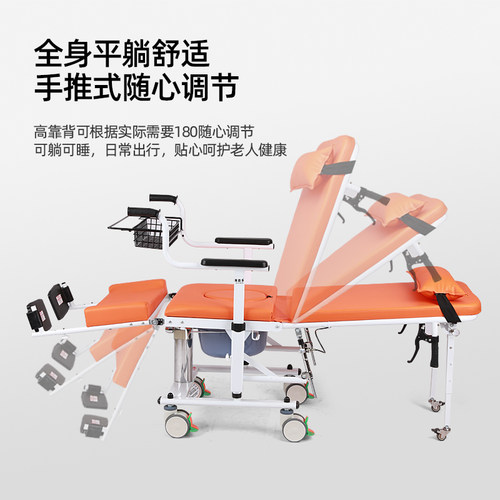 家用免抱起移位机瘫痪病人移位器轮椅带坐便老人起身长期卧床神器 - 图2