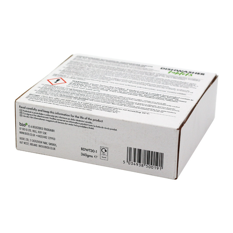 Eco-friendly dishwashing blocks imported from the UK