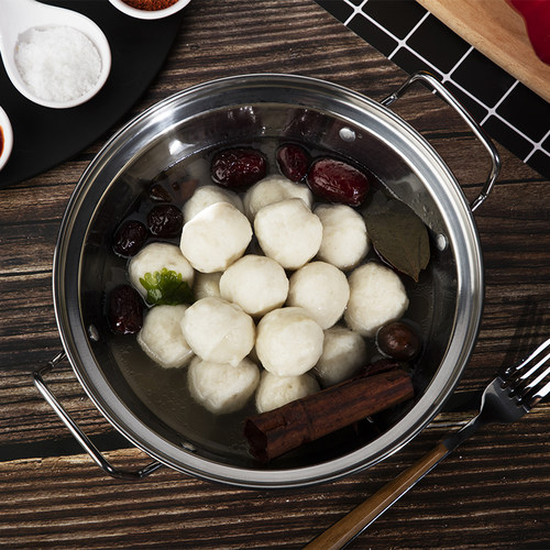 馥华福州鱼丸 老字号 正宗手工福建火锅丸子冷冻商用450g包心鱼丸 - 图2