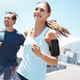 2025 new running mobile phone arm bag for men