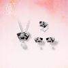 CIGALONG Long Zijia Xinghua Window Stud Earrings