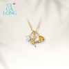 CIGALONG Chasing Light Feiyan Citrine Necklace