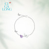 CIGALONG small butterfly amethyst earrings