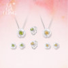 CIGALONG Iced Green Camellia Necklace
