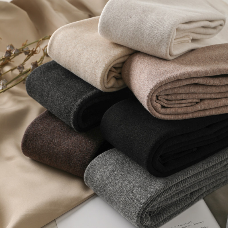 加绒加厚棉质打底裤外穿秋冬季黑 衣歆打底裤