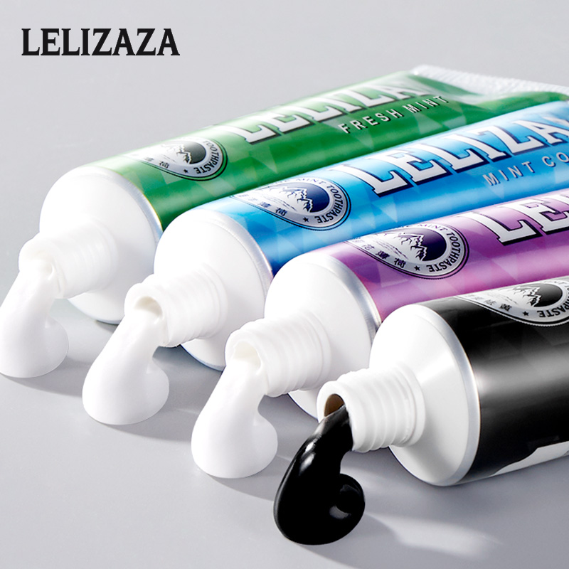 LELIZAZA冰伊莱4支装牙膏套装小苏打薄荷去口臭牙垢护理齿龈正品H