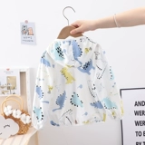 Детская летняя одежда, тонкая хлопковая одежда для защиты от солнца, дышащая дорожная куртка с капюшоном