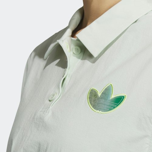 阿迪达斯三叶草女2023夏季新款运动休闲翻领连衣裙 IK8631 IP2199 - 图2