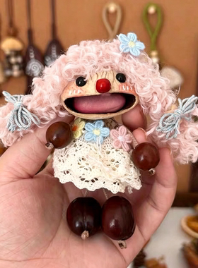 手作治愈果壳风铃包挂件