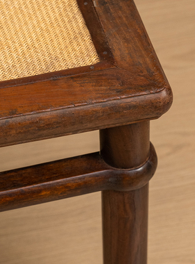 黄花梨裹腿圆包圆大禅凳