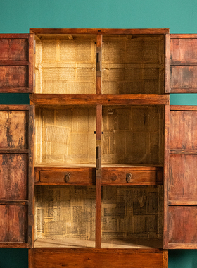 清早期黄花梨顶箱柜明式家具