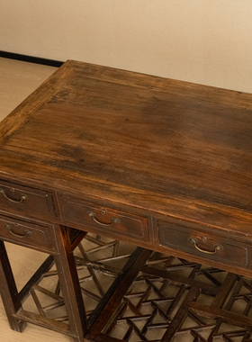 清代红木写字台明明清家具