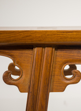 夹头黄花梨中式古董家具