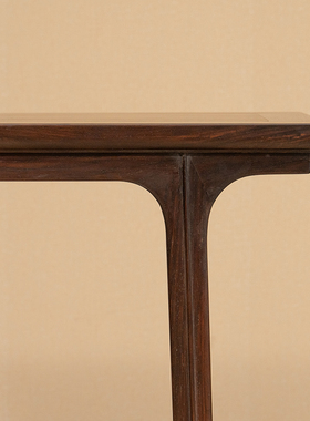 红木插肩榫一柱香平头案