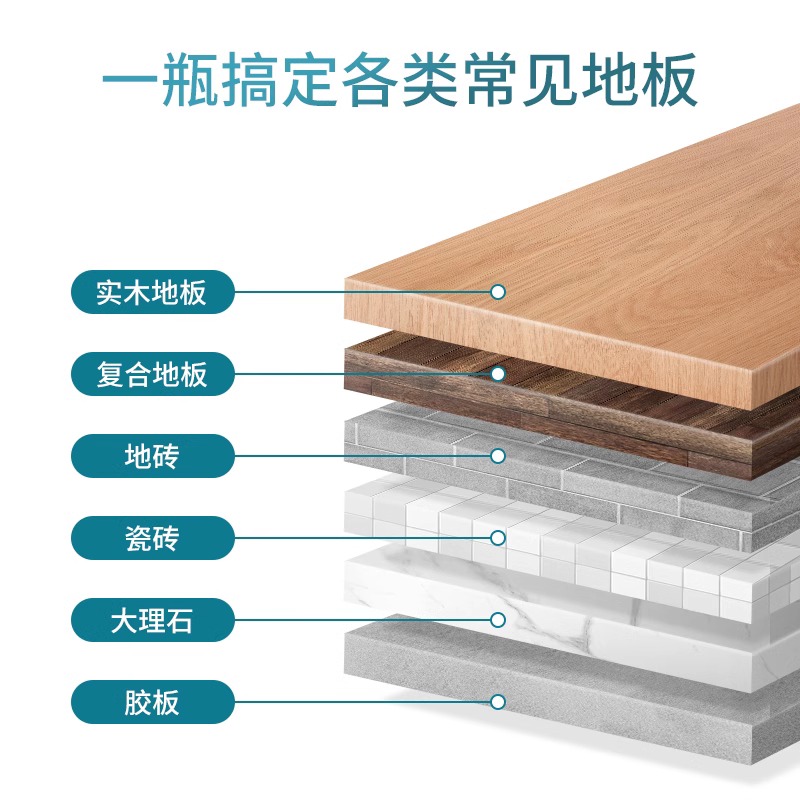 AXE斧头牌地板清洁剂瓷砖木地板大理石扫地机不留水印杀菌除水垢