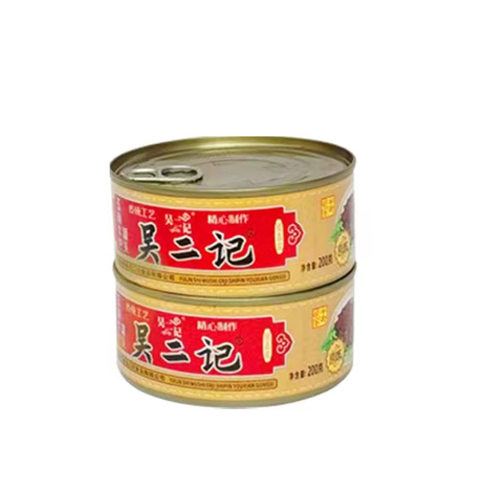 拍2罐包邮！吴二记牛巴 广西特产玉林牛巴200g - 图1