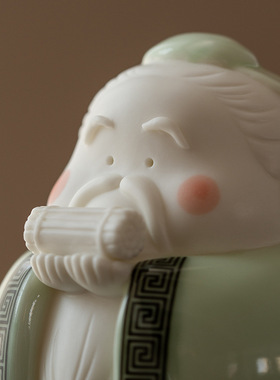 孔子孔夫子摆件精品茶玩可爱茶宠历史人物学习励志家居装饰工艺品
