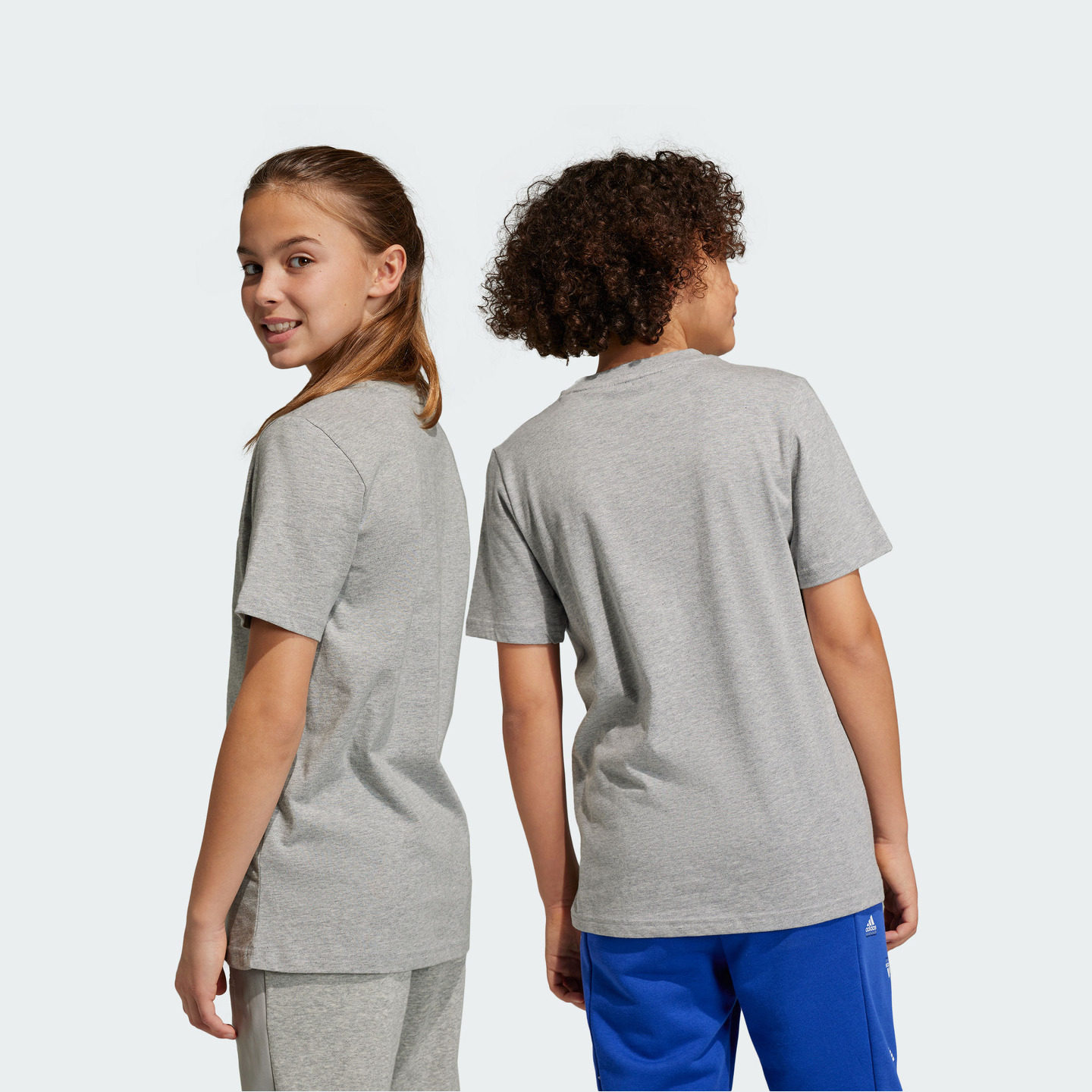 休闲纯棉上衣圆领短袖T恤大童儿童夏季adidas阿迪达斯轻运动,淘宝优惠券,粉丝福利购,淘宝优惠卷