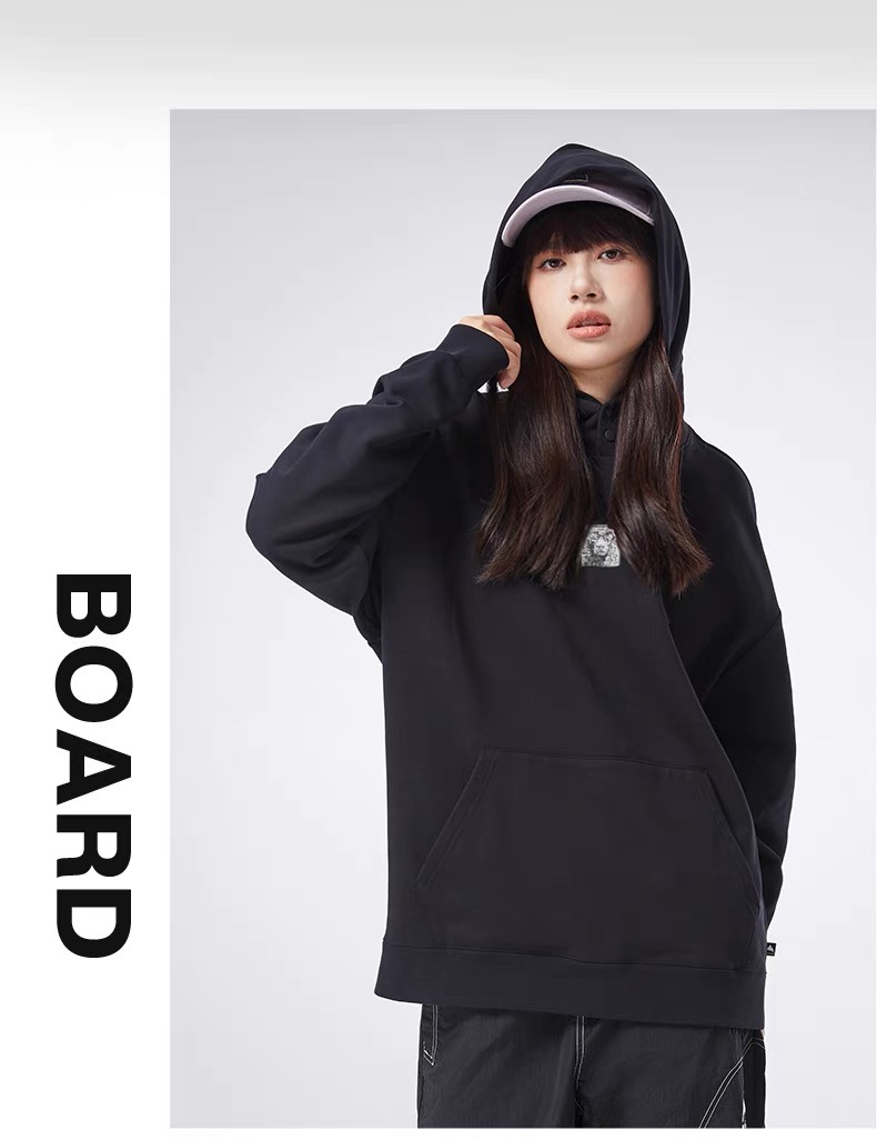 BURTON 23/24新款连帽卫衣 Board Graphic Hoodie 黑桃雪具 - 图3